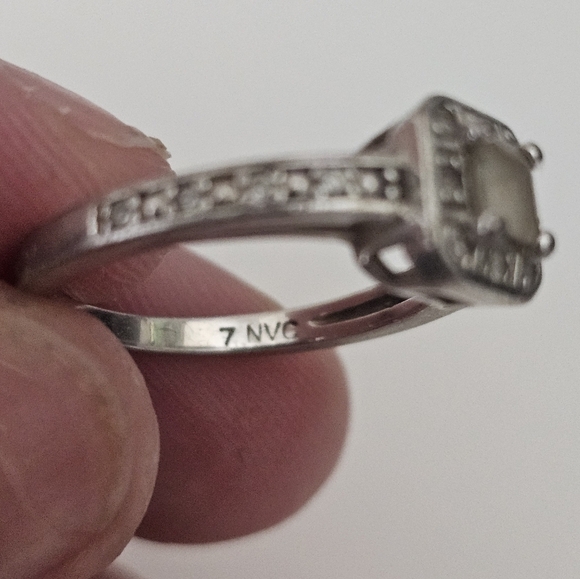 NVC Nataliya V Collister Sterling Silver Gemstones Ring Size 7 Minimalist - Picture 4 of 9